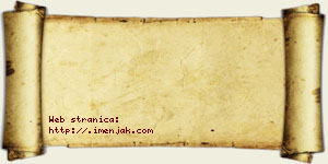 Javor Domiševac vizit kartica